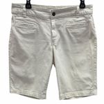 Chico's  Platinum Denim White Bermuda Shorts 0.5 or Size 6 Photo 0