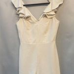 Amanda Uprichard  Gimlet Ivory Romper Size Medium Photo 9