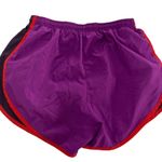 Nike  Shorts Womens Small Purple Dusk Red‎ Trim Tempo Dri Fit Running Photo 1