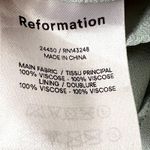 Reformation  Nikita dress midi size 2 Celadon green Photo 6