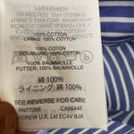 J.Crew Striped Maxi Dress in Lagoon White Stripes size 4 $168 Photo 14