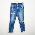 MOUSSY VINTAGE | Isko Comfort Ridgewood Cropped Skinny Jeans Blue Sz. 25 Photo 2