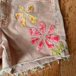 American Eagle pink quilted reworked embroidered Outfitters shorts Photo 6