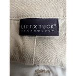 NYDJ Linen Blend Wide Leg Pants Size 6 Beige Lift Tuck Slimming Fit Photo 6