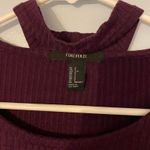 Forever 21 Purple Long Sleeve Top Choker Photo 2