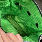 Kate Spade Classic Noel Daisy Shopper Tote Bag Jacquard Black Cream Patent Trim Photo 7