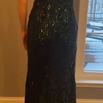 Windsor Emerald Green And Black Prom Dress Photo 1