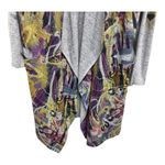 Inoah rare starfish graffiti sample cardigan open front long length size small Gray Photo 2
