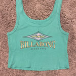 Billabong  Teal Logo Crop Top Photo 0