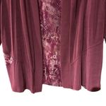Drapers & Damon's 2 pc NWT Tunic & Shell Burgundy Silver Sparkles SZ XL/2X VTG Red Photo 2