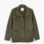 Madewell  Olive‎ Foliage Green Surplus Utility Jacket Full Zipper & Snaps Size XS Photo 0