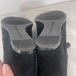Lucky Brand Seleste Women Round Toe Ankle Lace Up Black Suede wedge booties Sz 6 Photo 7