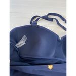 Catherine Malandrino NWT Navy Blue Twisted Ruched Bandeau One Piece Swimsuit 1X Photo 5