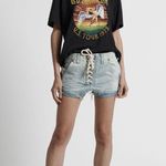 One Teaspoon  Ivory Superfreaks Denim Shorts Size 30 / US 8 – NWT Photo 13