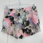 Fabletics  XXS Black, Pink Floral Maggie Athletic Shorts w/Pockets Photo 1