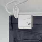 KanCan Black faux leather button fly Boot Cut Pants 11/29 new concert neutral Photo 11