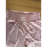 None Regina George Cool Mom Y2K Pink Velour Track Pants Pockets‎ Elastic Waist Medium Photo 3