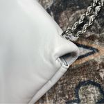 Tory Burch NWOT Britton Puffy Leather Optic White Silver Chain Shoulder Bag Photo 7