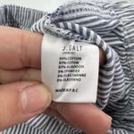 J. Galt Pants Womens x Small Blue White Striped Stretch Elastic Waist Lounge Photo 3