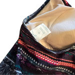 Kona Sol  Black and Pink Patterned Bikini Top Photo 3