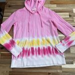Jane and Delancey NWOT Jane and‎ Delancey women’s size small tie dye hooded sweatshirt Photo 2