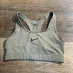 Nike  Dri Fit Women's Racerback Charcoal Fitness Athletic Workout Sz Medium Photo 1