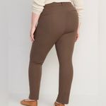 Old Navy NWT Women’s High-rise Pixie Ankle Split Front Pants Brown Size 18 Photo 1