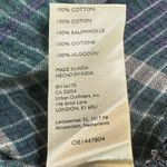 Free People Oversized Libby Plaid Flannel Top Size Small Grunge 90s Raw Edges Photo 6