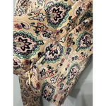 Milk & Honey Long Sleeve Cropped Blouse 70s Style Zipper Side Size M Floral Size M Photo 4