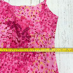 My Michelle Vintage Y2k 90s Floral Pink Slip On Dress  Sz 5/6 Beaded Strap Barbie Photo 7