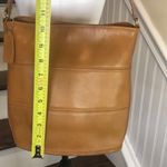 Coach VINTAGE Tribeca Camel Stained Glove Tanned Leather Duffle Shoulder Bag Photo 12