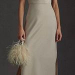 BHLDN Cali Satin cowl neck satin midi dress NWT Photo 0