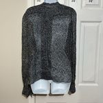 Balenciaga  Silk Scarf Sheer Blouse size 40 Photo 5