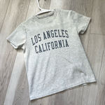 Brandy Melville  Tshirt los angeles california thick cotton womens Gray one size Photo 0
