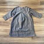 Chuang Gu Linen Mini Dress relaxed Fit with Pockets Casual Dress Office Blue Size M Photo 1