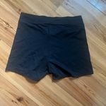 Black motion wear spandex biker shorts Size M Photo 2
