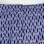 Ellen Tracy  Navy White Patterned‎ Mini Skirt Size 14 Photo 2