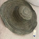 Ale By Alessandra  NWT Green Woven Sun Camille Hat Photo 0