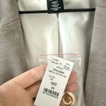 White House | Black Market NWT Single Button Peplum Blazer in Tan Size 10 Photo 3