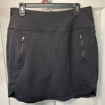 Athleta  Women's Black Golf Skort L Knee Length High-Rise Casual Photo 0