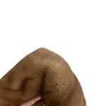 Boutique Vintage cira 1070s Faux Fur Cap Brown Soft Mod Retro Winter Cozy Small - Medium Photo 5