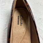 Clarks Collection Womens Tortoiseshell Patent Ballet Flats Shoes Size 7M Photo 4