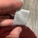 Coco + Carmen  Maroon Red W/Black lining Poncho Photo 6