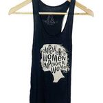 Bear Dance Black S "Empowered Women" Graphic Print Tank Top Stretch Photo 0