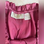 Vintage Victoria’s Secret Gold Label Silky Burgandy Shorts, Elastic Waist; S Pink Photo 2