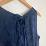 Marc by Marc Jacobs Marc Marc Jacobs navy blue silk blend floral patterned mini dress with bows. 8 Photo 3