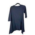 Chalet Black 3/4 Sleeve Tunic Blouse Size Small Photo 2