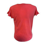 Kate Spade | Broome Street Ruffle Tee in Peach Sherbet Size Small Photo 4