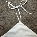 Lovers + Friends  White Halter Bodysuit Photo 4