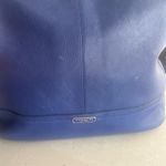 Coach Blue Leather Large Purse Photo 11